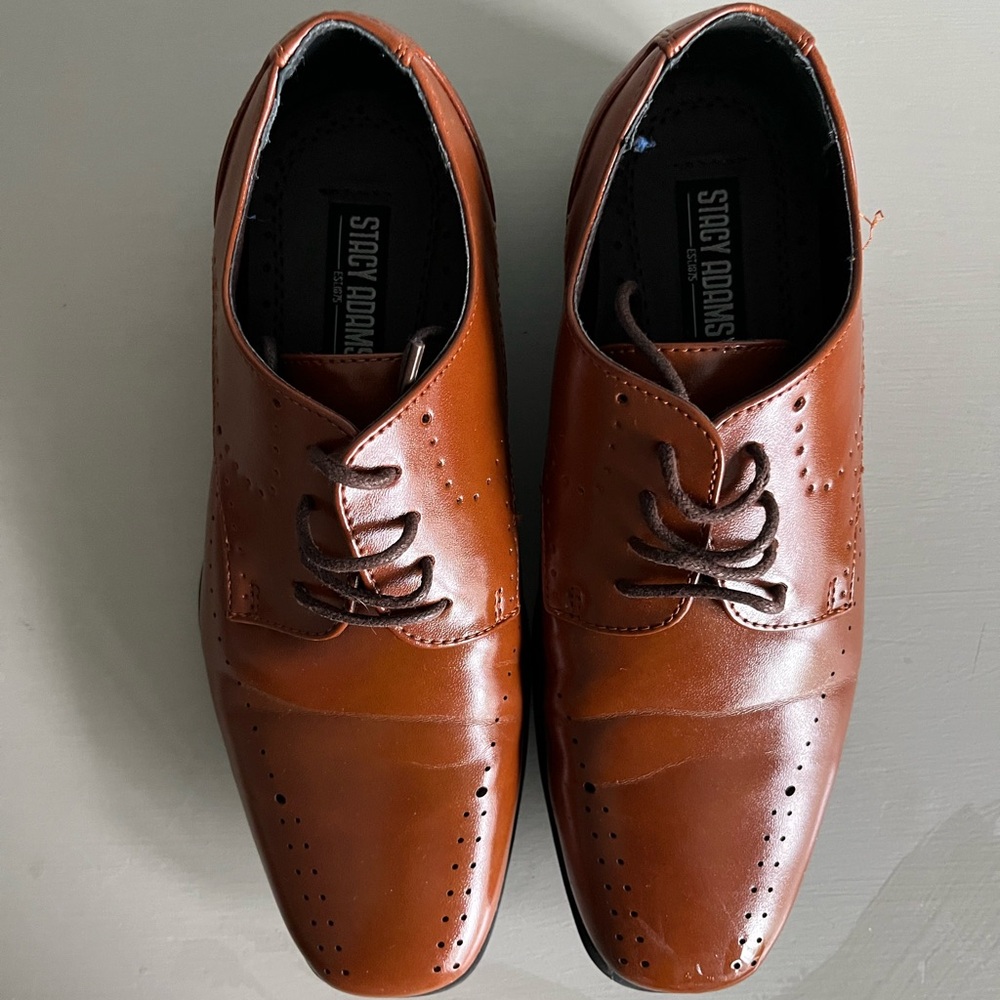 Stacy Adams Men's Brown Leather Dress Shoes